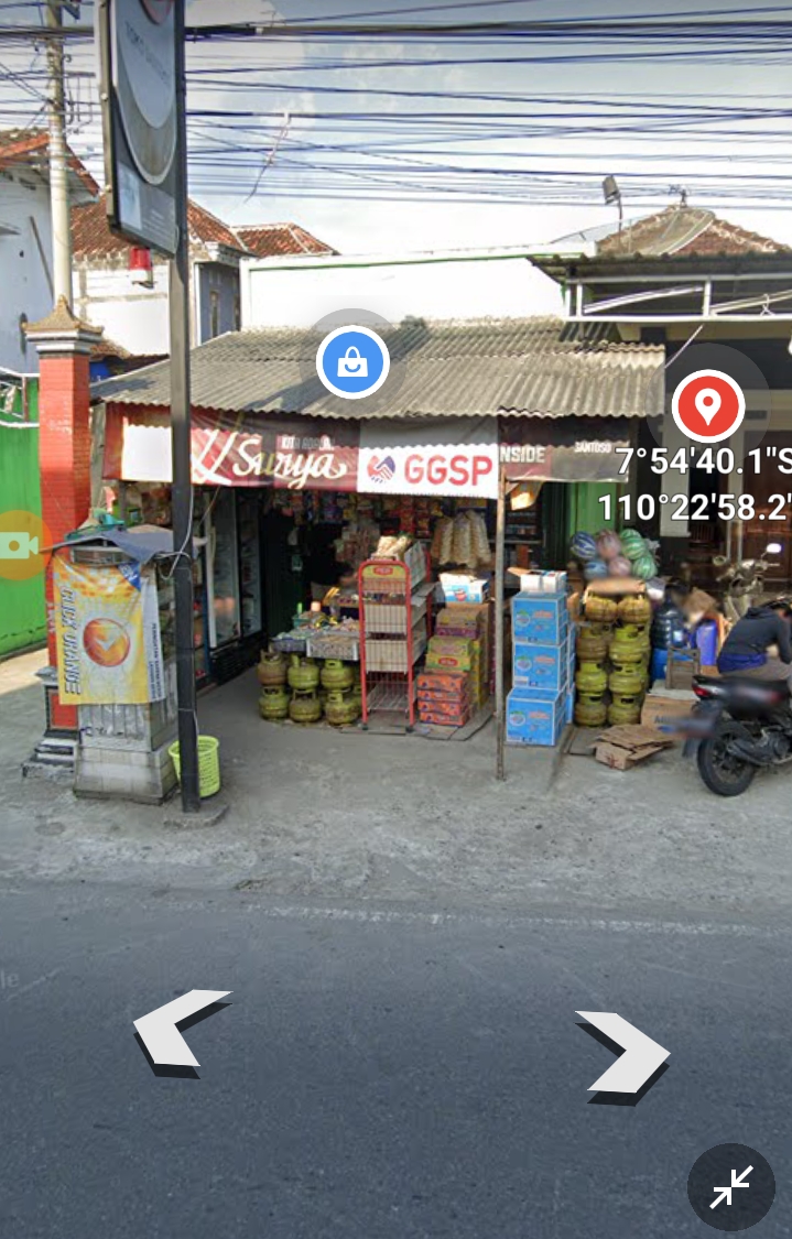 TOKO SANTOSO ,timur jalan